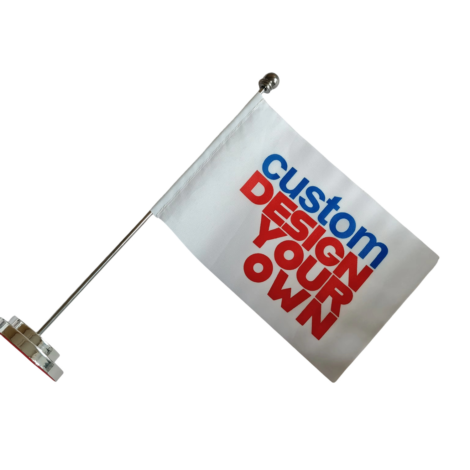 Desk Setup Kit - Custom 1pc Table Flag with Stand,