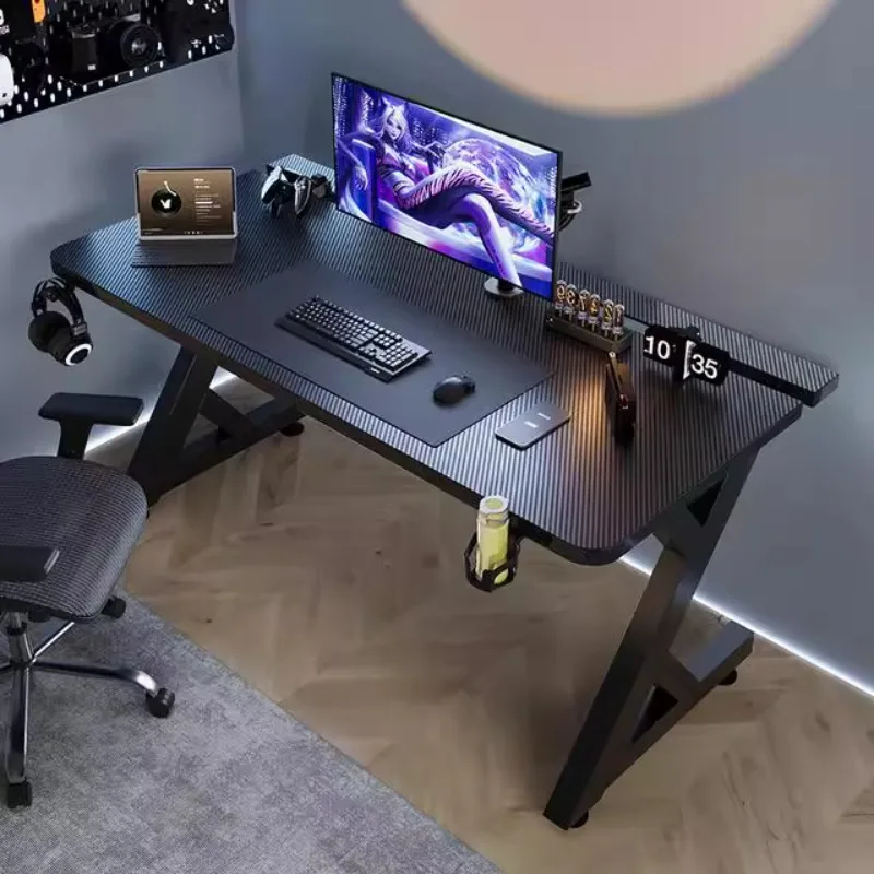 Desk Setup No Computer - Q Minimalist Black Computer Desks Design