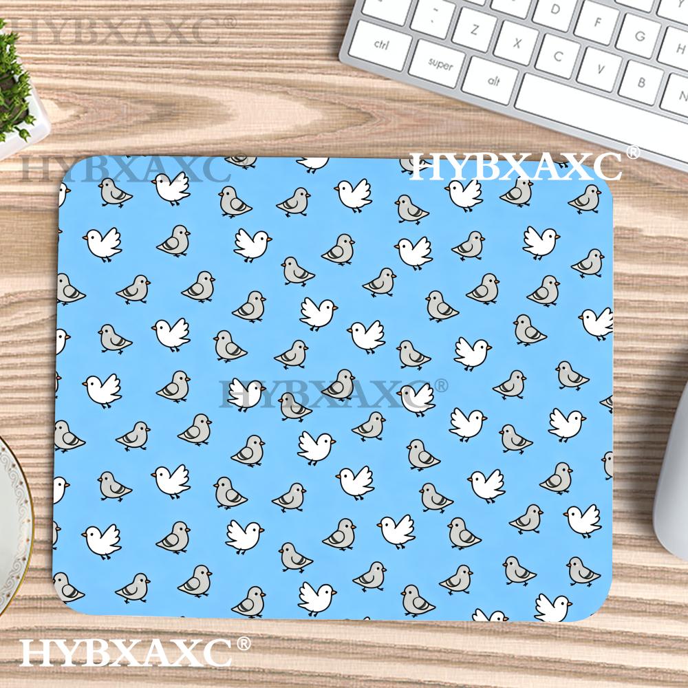 Work Desk Home Setup - HYBXAXC Cute Blue Bird Pattern Mouse
