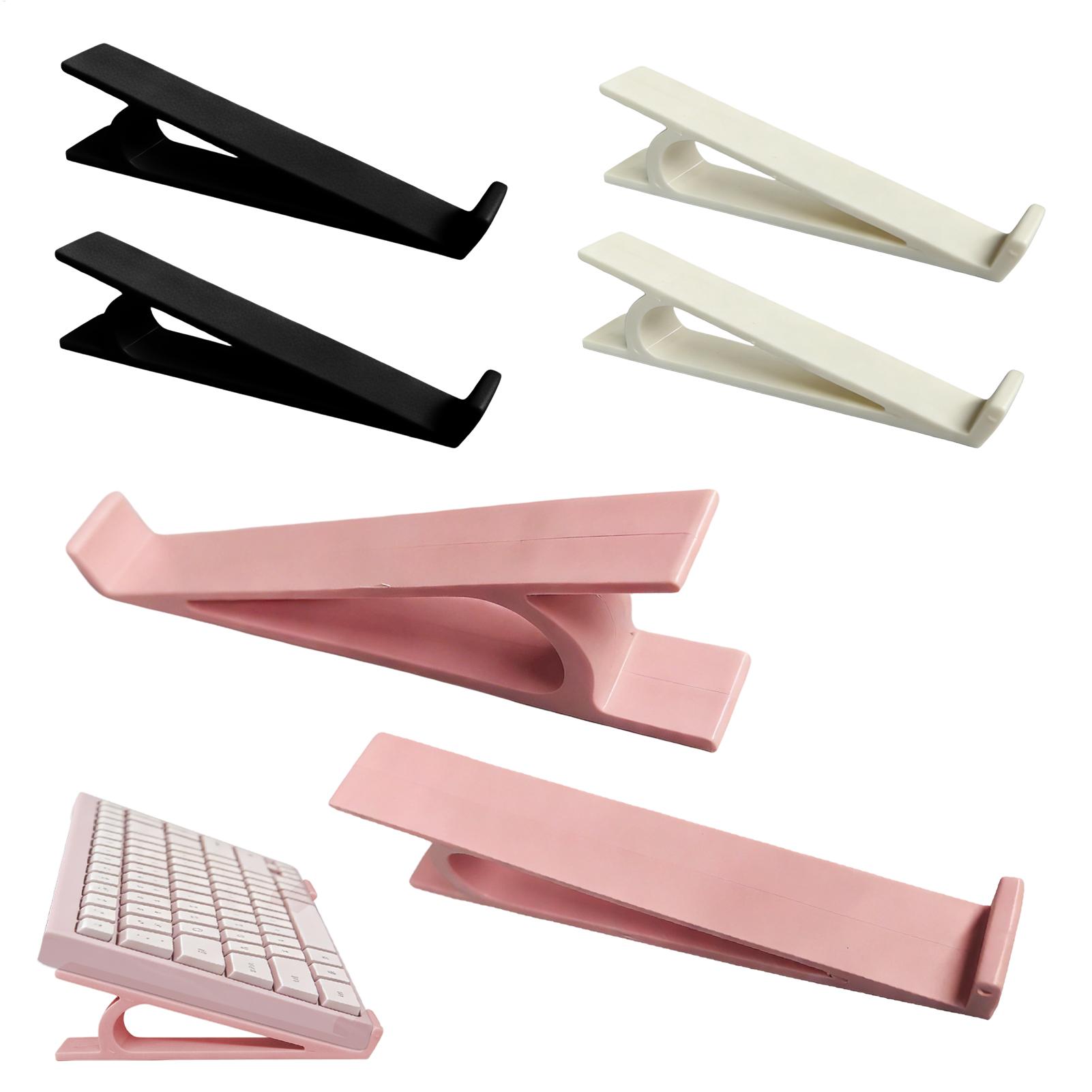 Desk Setup Ergonomic - Universal keyboard riser stand 2Pcs/pair Ergonomic
