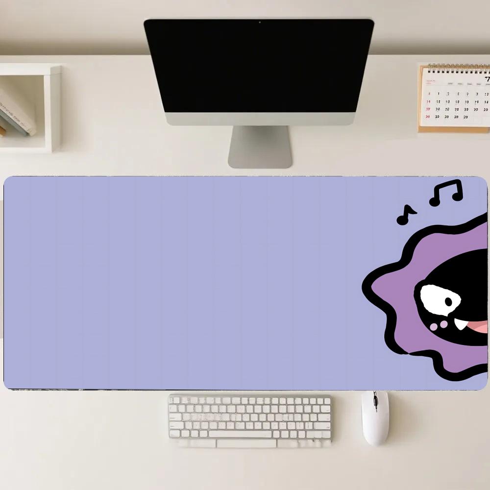 Desk Setup Gadgets - Playmat Cute Purple Expression Mouse Pad