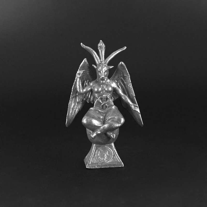 Desk Setup Retro - Retro Goat Statue Copper Mini Figurine