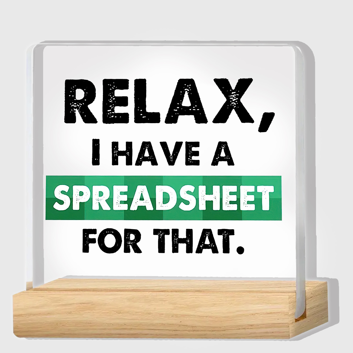 Desk Setup Retro - 1PC Office Desk Sign - Accountant