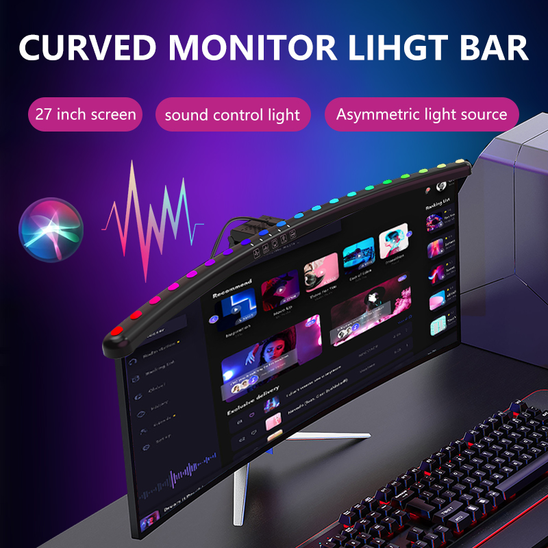 RGB Light Bar Monitor Smart Wi - Desk Setup For Office 评论和价格