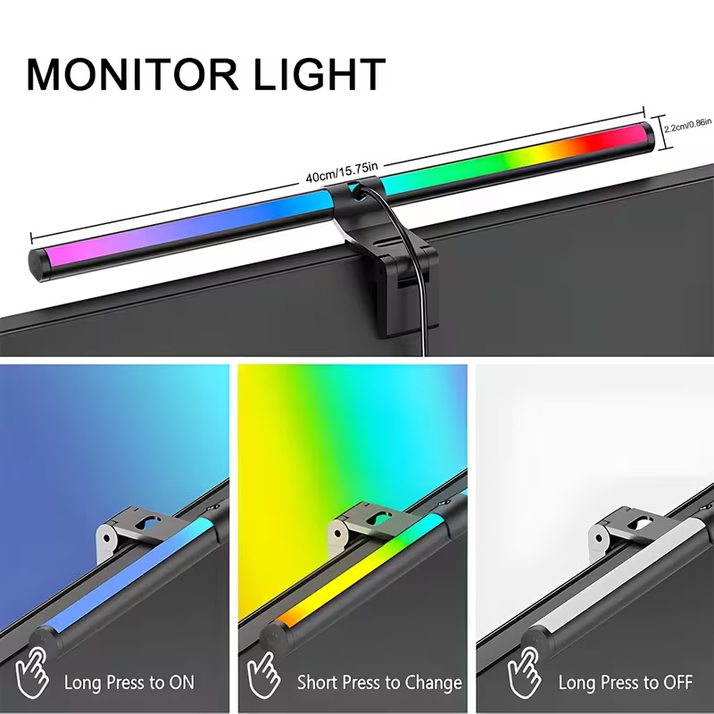 LED Monitor Light Bar With Rem - Desk Setup Light 评论和价格