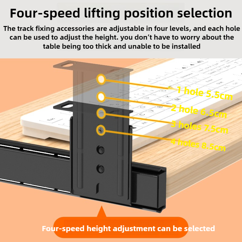 Wood Keyboard Tray Under Desk  - Desk Setup Living Room 评论和价格