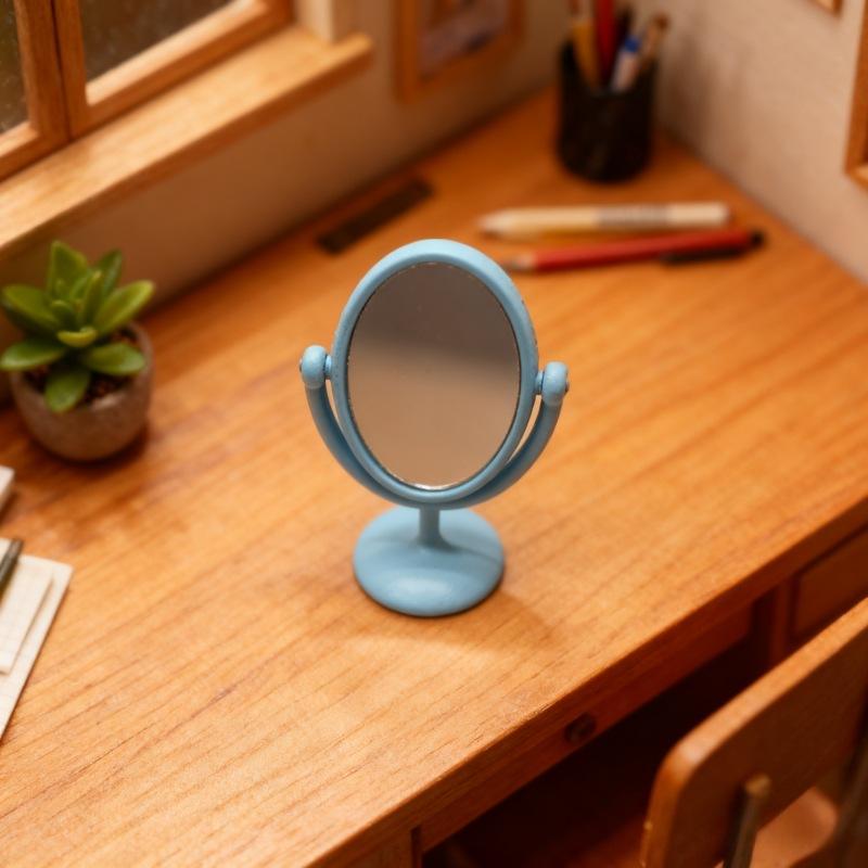 1Pcs Miniature Retro Mirror Dr - Desk Setup Retro 评论和价格