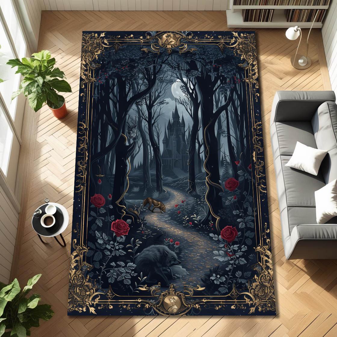 Dark Gothic Twisted Ornate Fra - Desk Setup Living Room 评论和价格