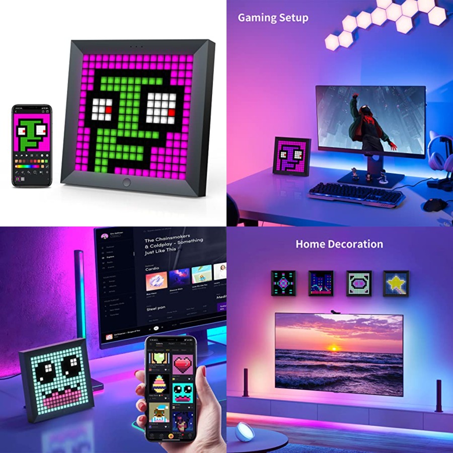 LED Light Pixel Display Panel  - Desk Setup Light 评论和价格