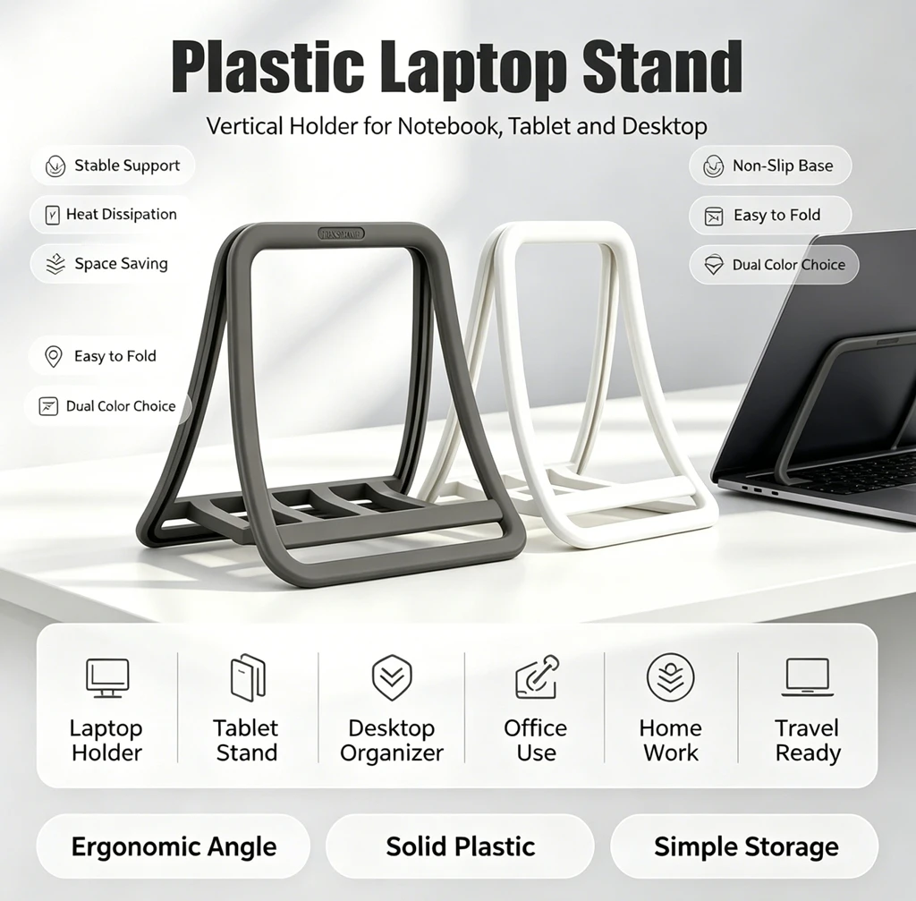 Vertical Laptop Stand Notebook - Desk Setup Macbook 评论和价格