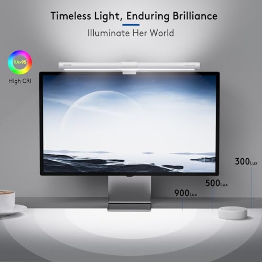 Monitor Light Bar with Remote, - Desk Setup For Office 评论和价格