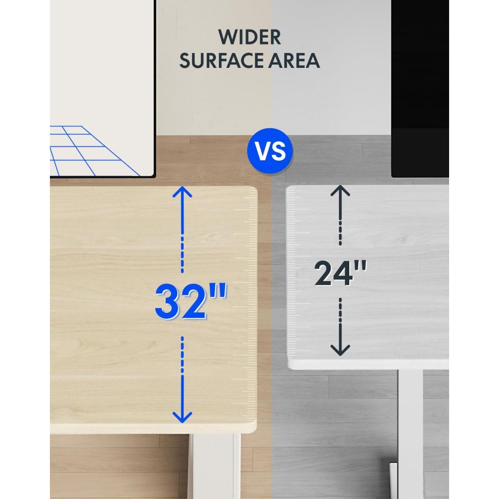 FLEXISPOT 63x32 Inch Electric  - Desk Setup For Office 评论和价格