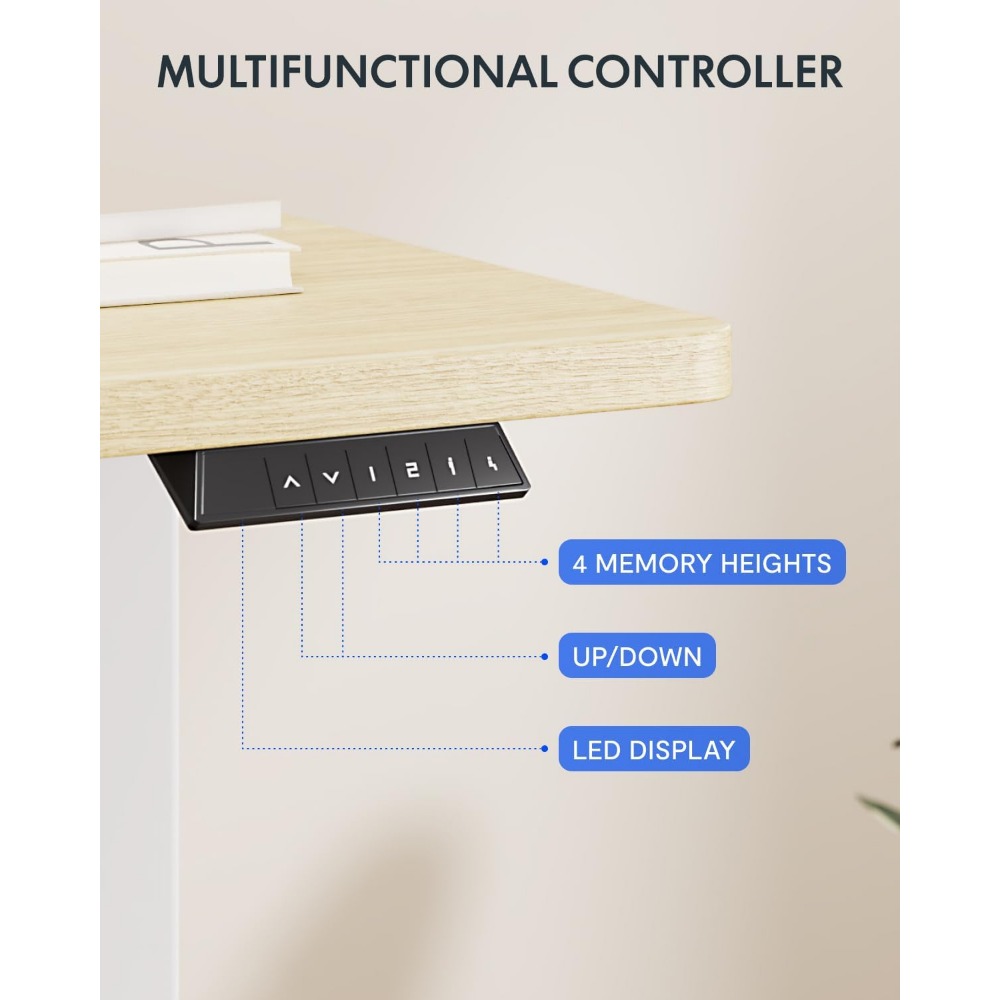 FLEXISPOT 63x32 Inch Electric  - Desk Setup For Office 评论和价格