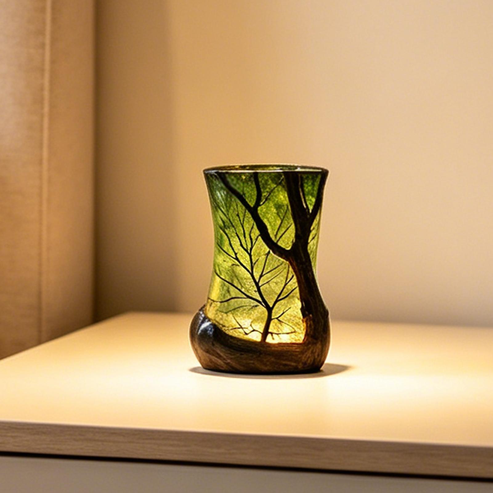 Bedside Table Lamp Forest Nigh - Desk Setup Light 评论和价格