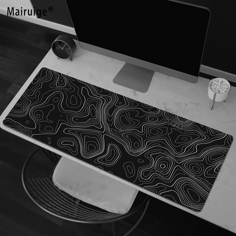 Abstract Fluid Gaming Mouse Pa - Desk Setup Gadgets 评论和价格