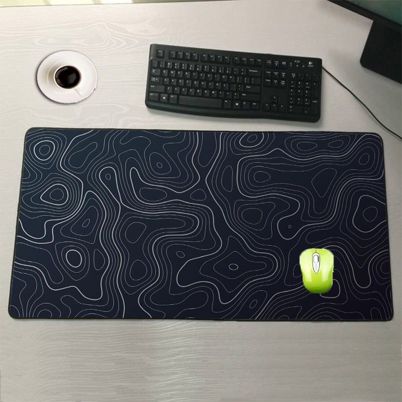 Abstract Fluid Gaming Mouse Pa - Desk Setup Gadgets 评论和价格