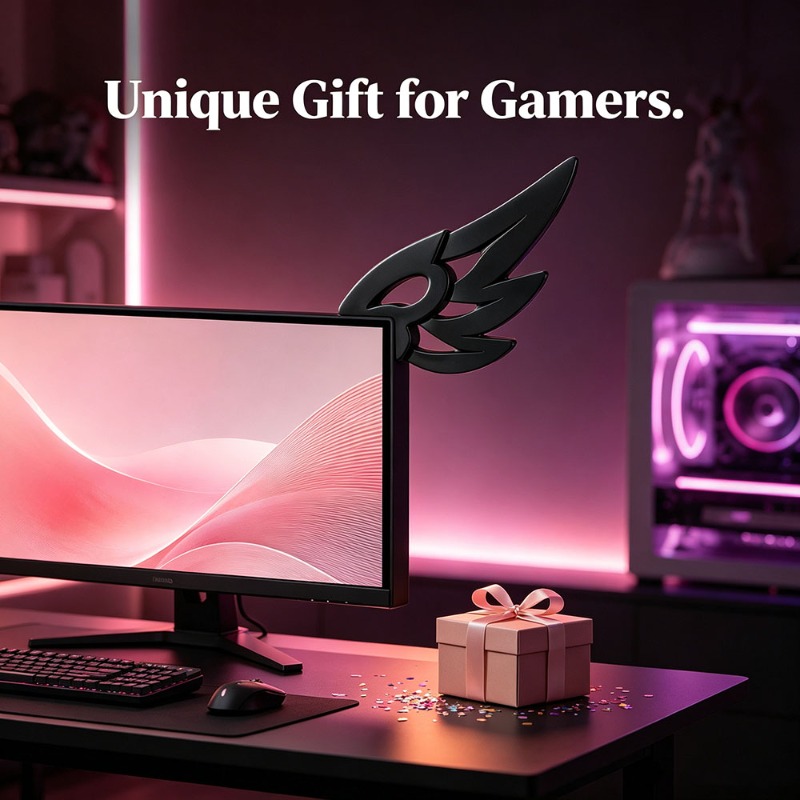 Kawaii 3D Wing Decor for Compu - Desk Setup Gadgets 评论和价格