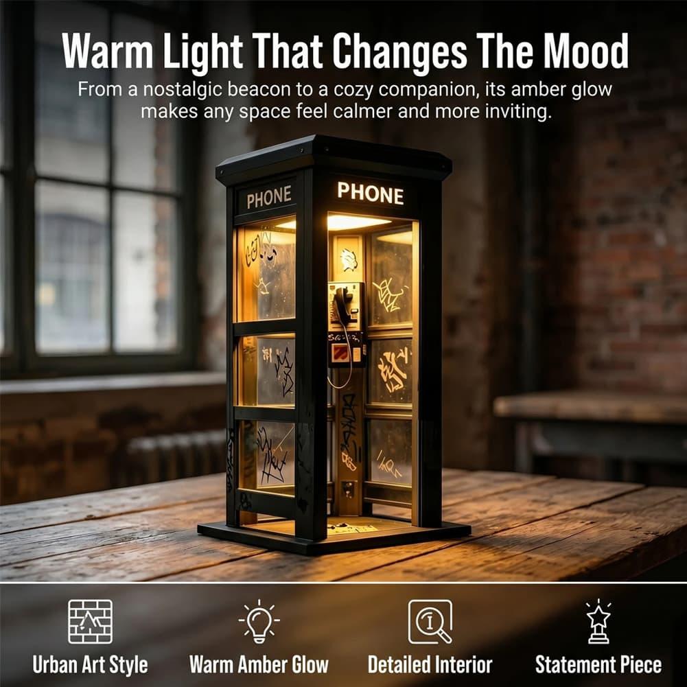 Retro Graffiti Phone Booth Tab - Desk Setup Light 评论和价格
