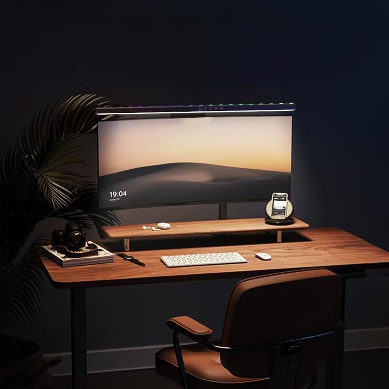 LED Monitor Light Hanging Desk - Desk Setup No Computer 评论和价格