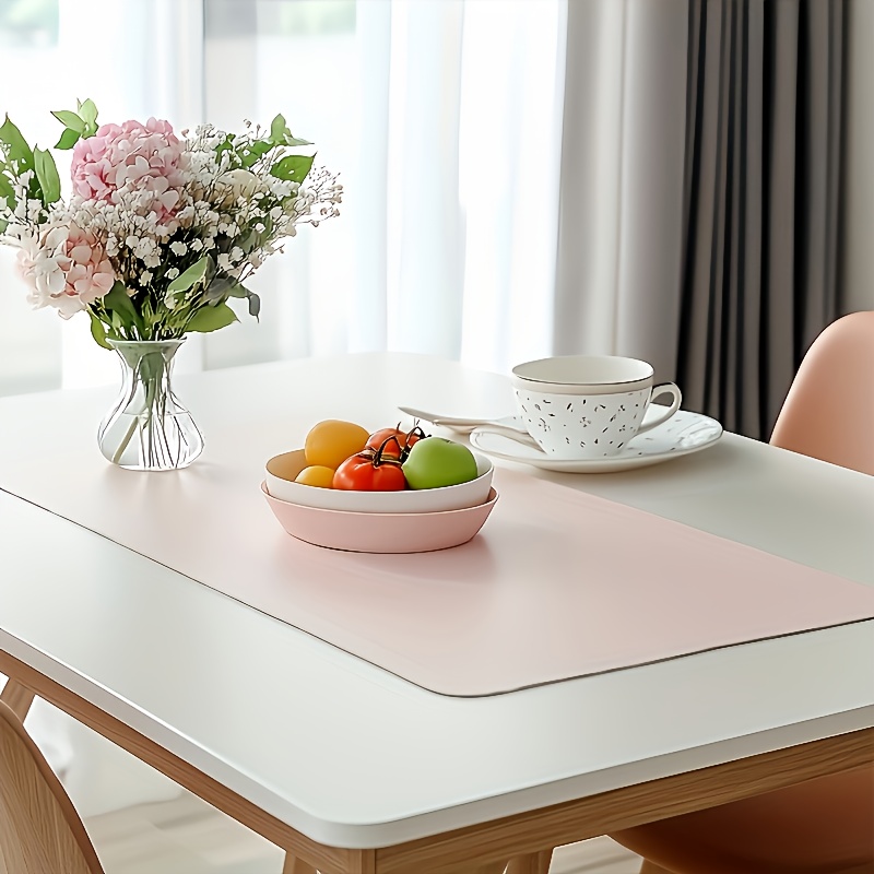 1PCS Large PU Leather Mouse Ma - Desk Setup Ergonomic 评论和价格