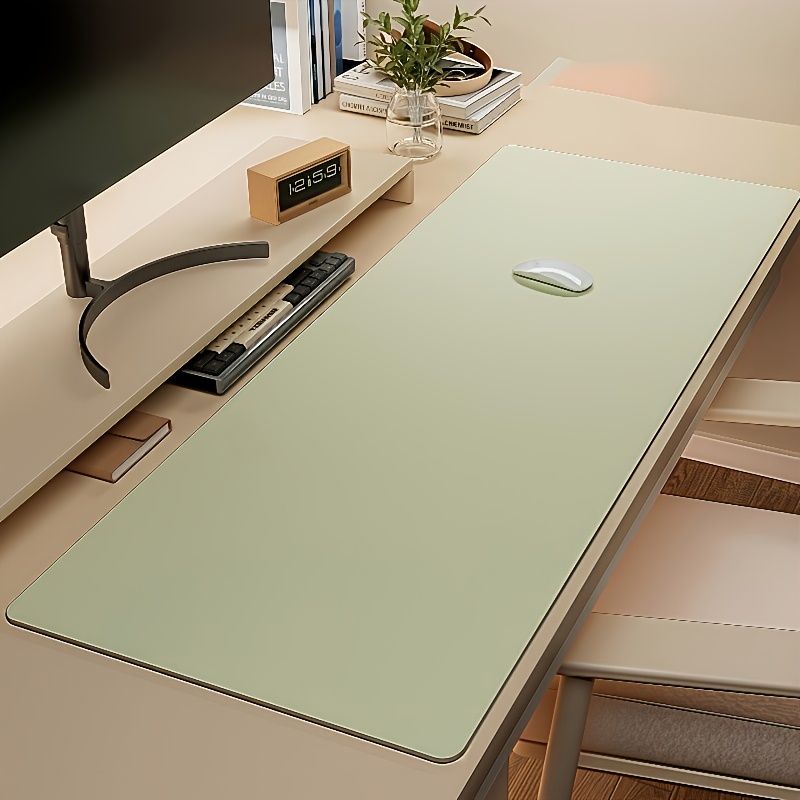 1PCS Large PU Leather Mouse Ma - Desk Setup Ergonomic 评论和价格