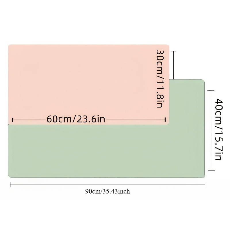 1PCS Large PU Leather Mouse Ma - Desk Setup Ergonomic 评论和价格