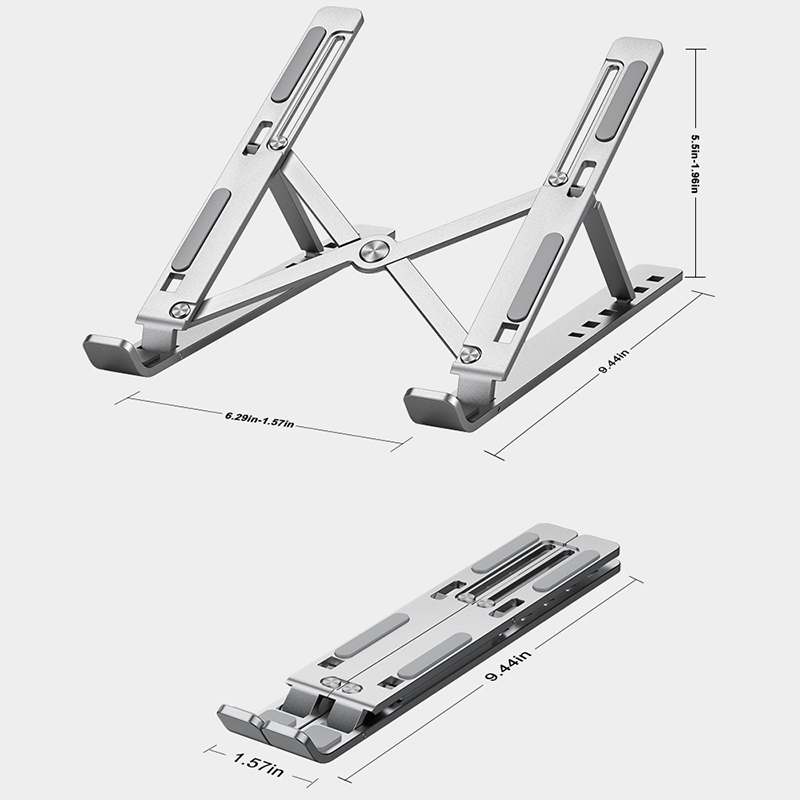 Metal Portable Foldable Laptop - Desk Setup Macbook 评论和价格
