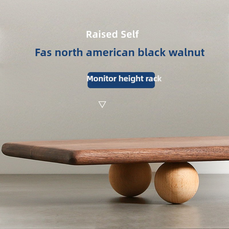 Natural Wood Desktop Riser Dua - Desk Setup Living Room 评论和价格
