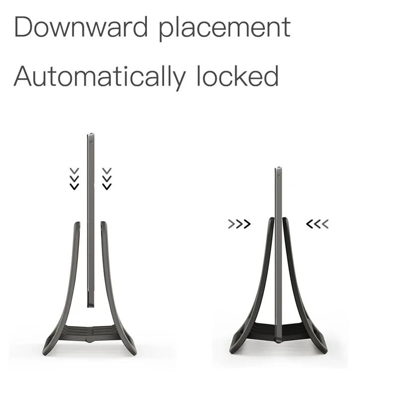 Anti-Slip Vertical Laptop Stan - Desk Setup Macbook 评论和价格