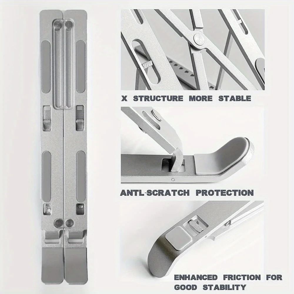 Foldable Aluminum Laptop Riser - Desk Setup Macbook 评论和价格