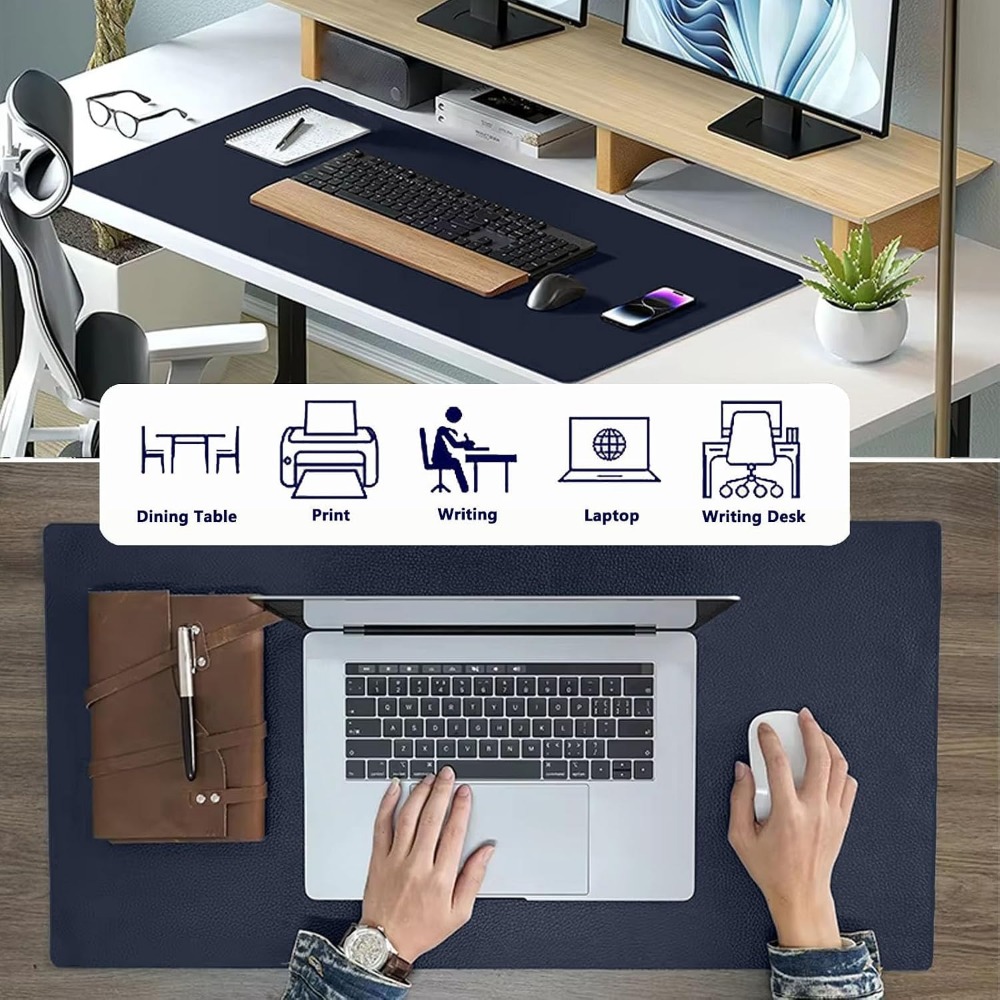 Desk Pad Protector Non-Slip Mo - Desk Setup Ergonomic 评论和价格