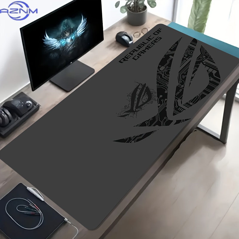 1pc Large Gaming Mouse Pad ROG - Desk Setup Gadgets 评论和价格