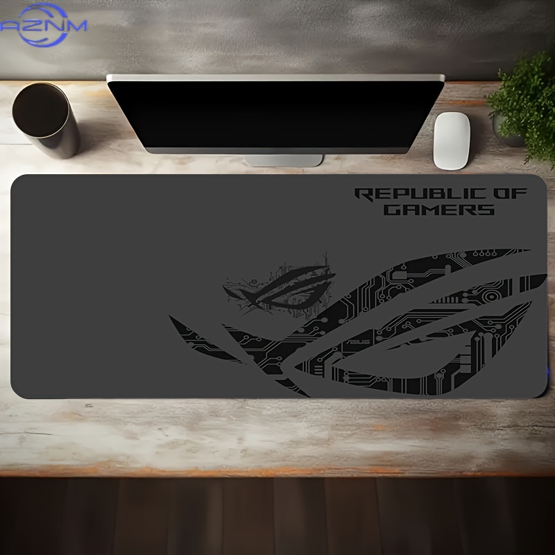 1pc Large Gaming Mouse Pad ROG - Desk Setup Gadgets 评论和价格