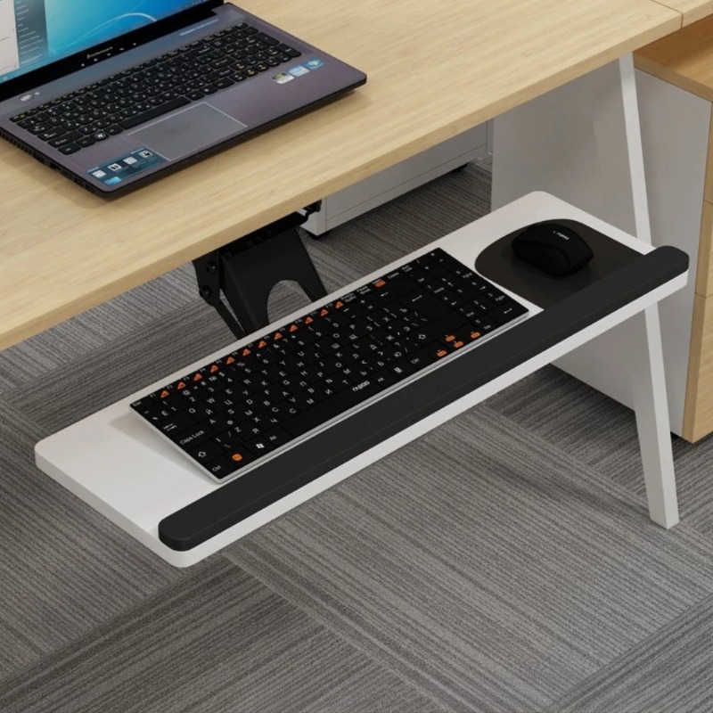 Keyboard Tray Under Desk Slidi - Desk Setup Ergonomic 评论和价格