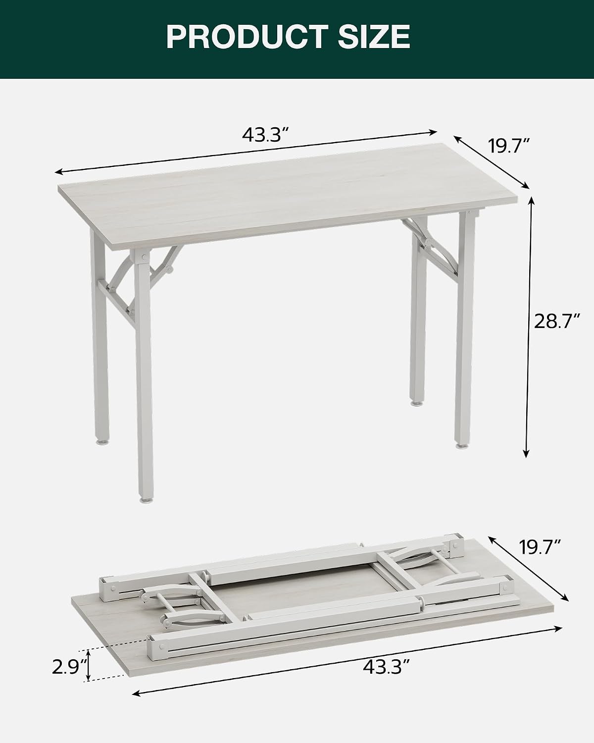 Frylr Small Folding Computer D - Desk Setup For 2 Laptops 评论和价格