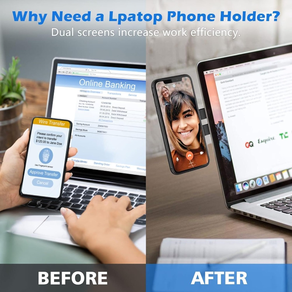 Magnetic Phone Holder for Lapt - Desk Setup Macbook 评论和价格