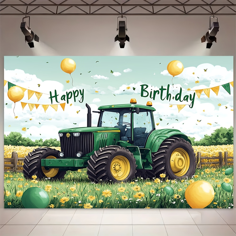 1 piece, Happy Birthday tracto - Desk Setup Background 评论和价格