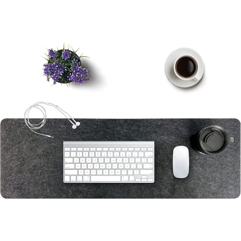 Felt Desk Mat Computer Mat for - Desk Setup Ergonomic 评论和价格