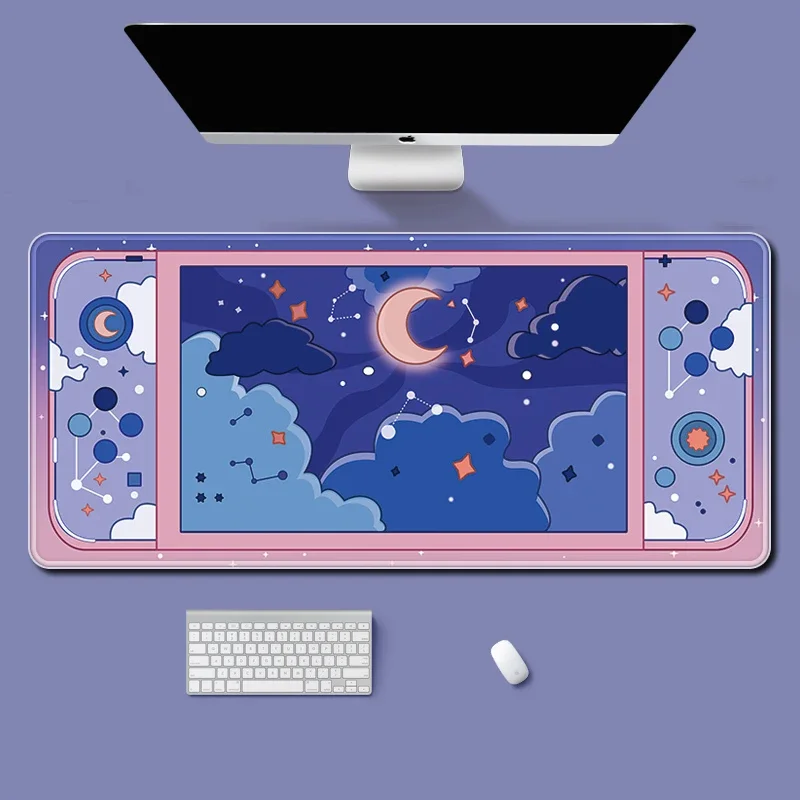 Moon and Stars Large Desk Mat  - Desk Setup Gadgets 评论和价格