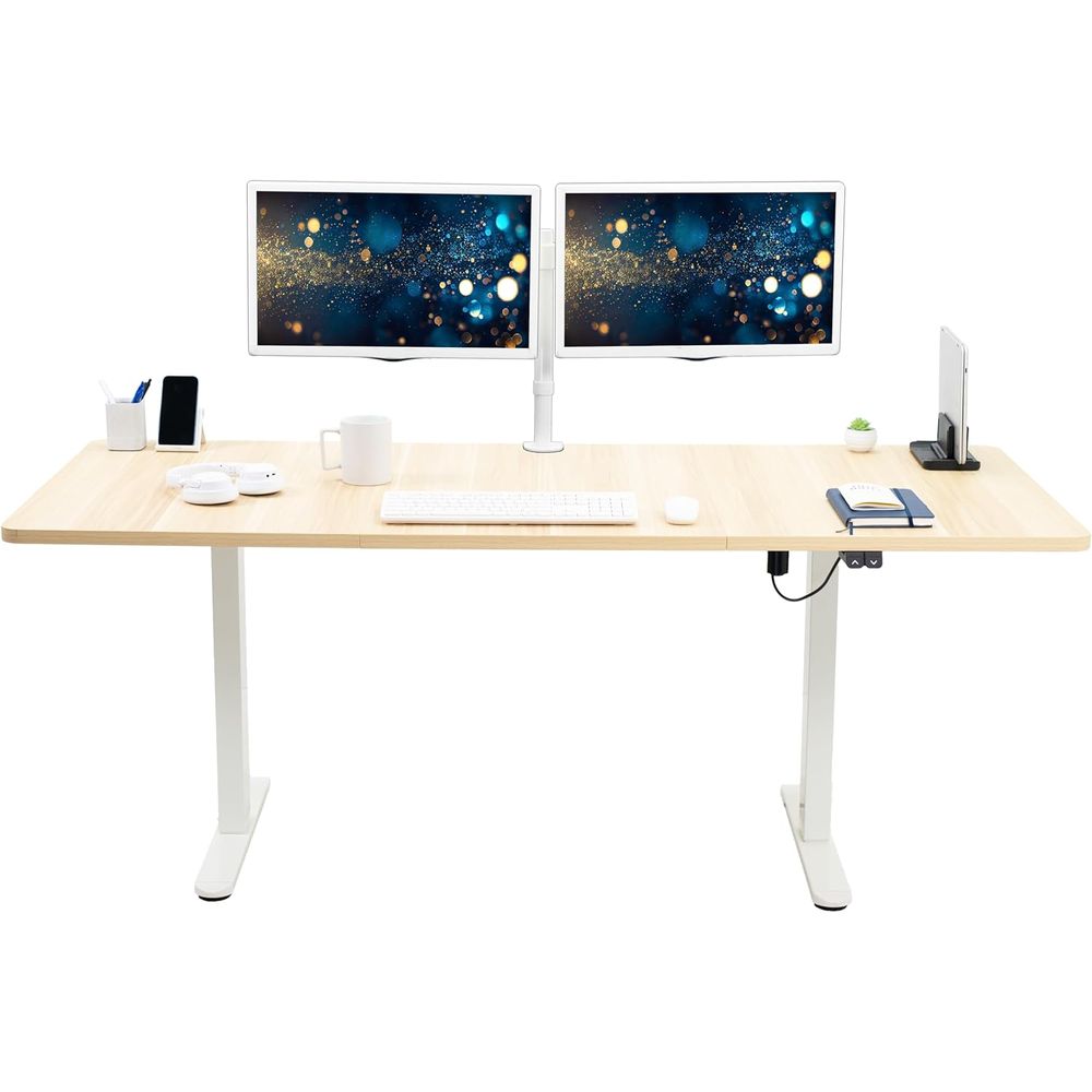 Electric 71 x 30 inch Stand Up - Desk Setup Kit 评论和价格