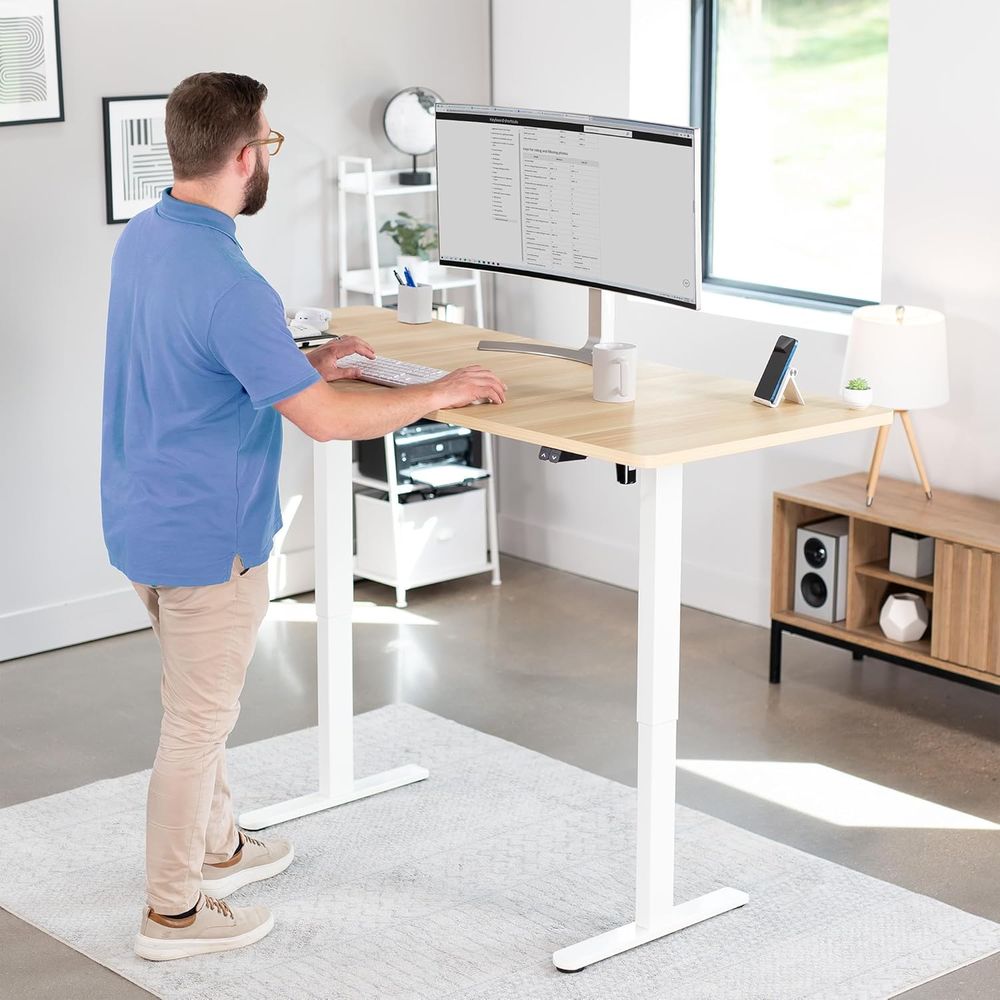 Electric 71 x 30 inch Stand Up - Desk Setup Kit 评论和价格