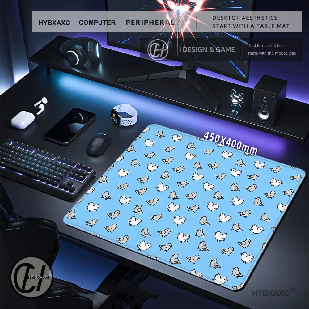 HYBXAXC Cute Blue Bird Pattern - Work Desk Home Setup 评论和价格