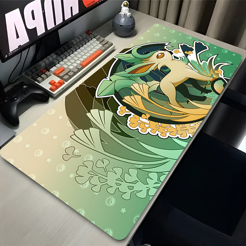Mouse Pad Gamer P-pokemon Leaf - Desk Setup Ergonomic 评论和价格