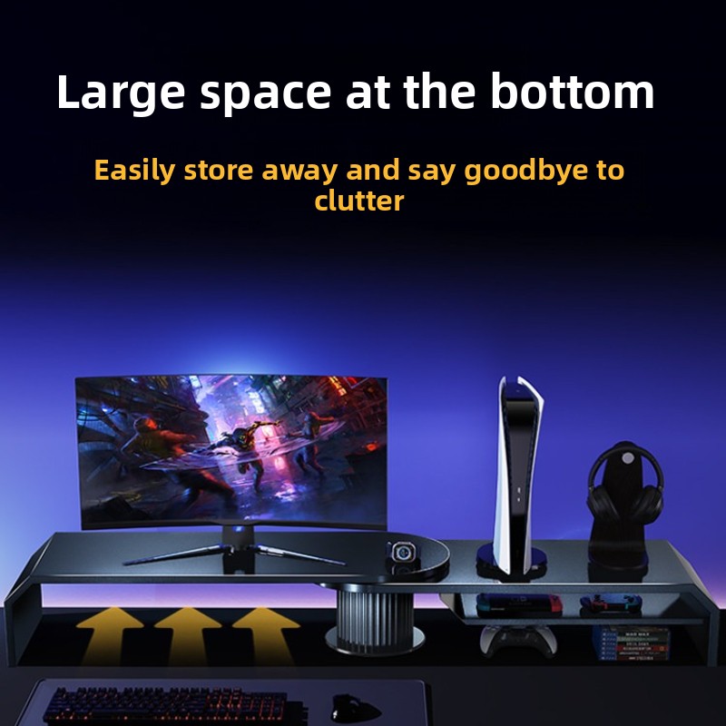 Gaming Dual Monitor Stand Offi - Desk Setup Living Room 评论和价格