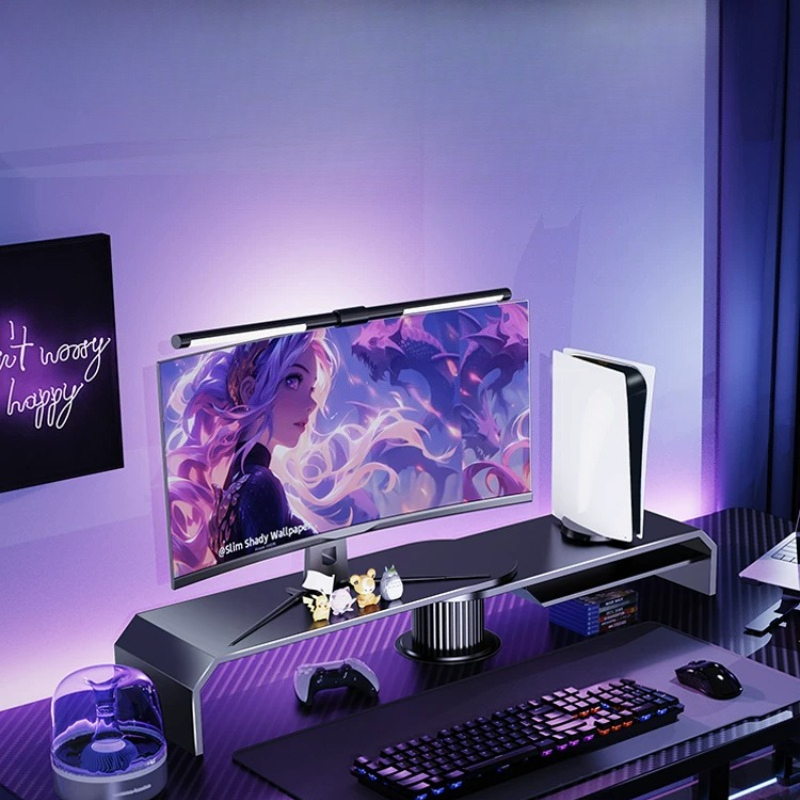Gaming Dual Monitor Stand Offi - Desk Setup Living Room 评论和价格