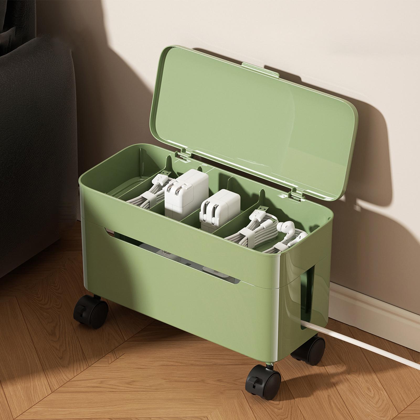 Cord Management Box Wire Stora - Desk Setup Tv 评论和价格