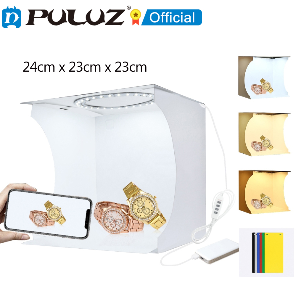 PULUZ 23cm Photo Mini Light Bo - Desk Setup Background 评论和价格
