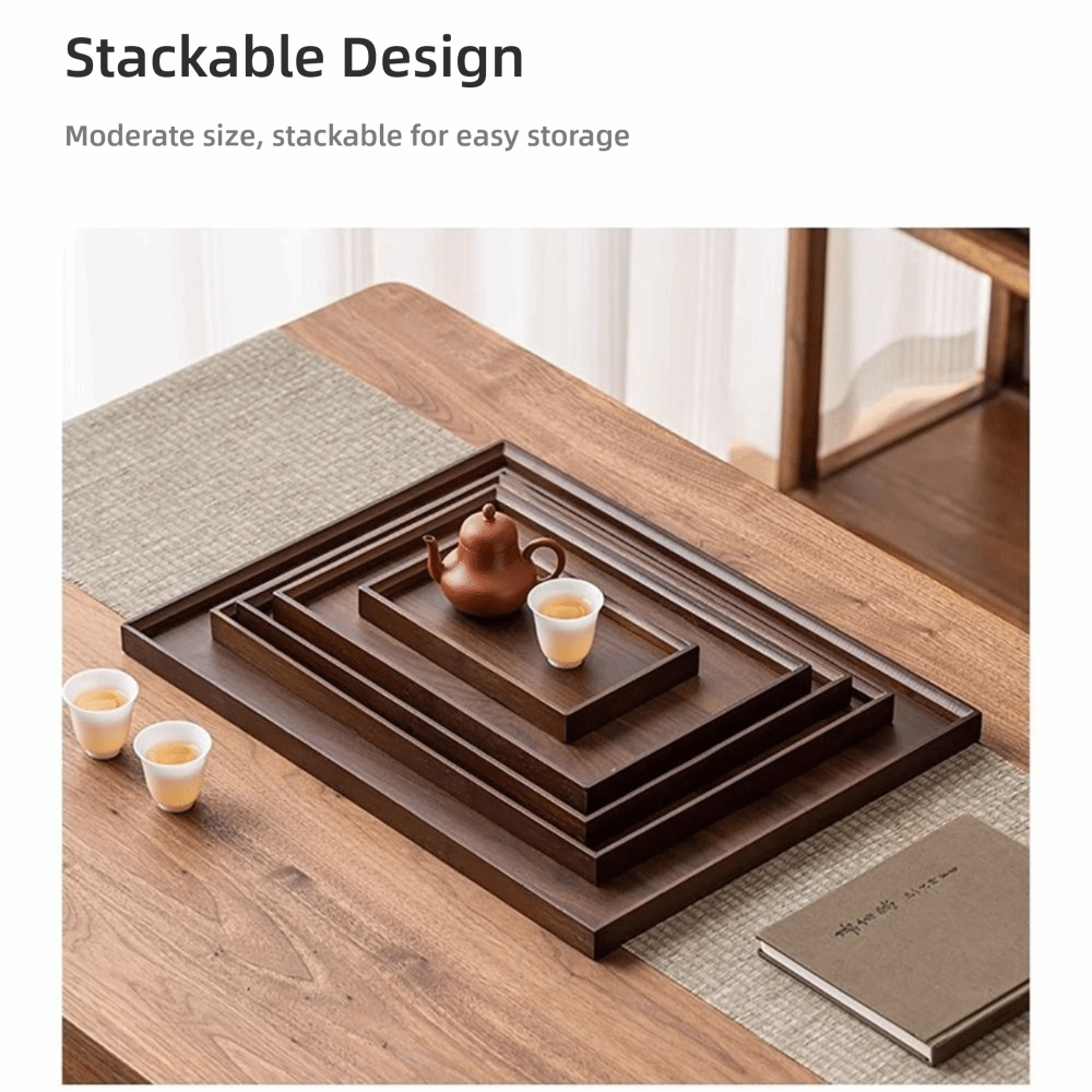 Decorate Tray Natural Bamboo B - Desk Setup Retro 评论和价格