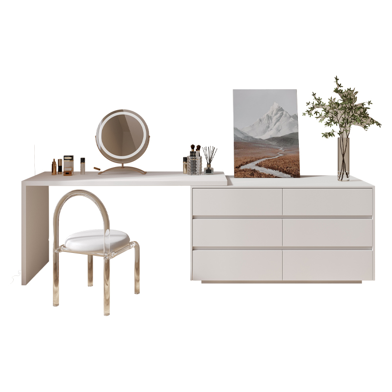 Dresser,Multi-purpose Flat L S - Desk Setup No Computer 评论和价格