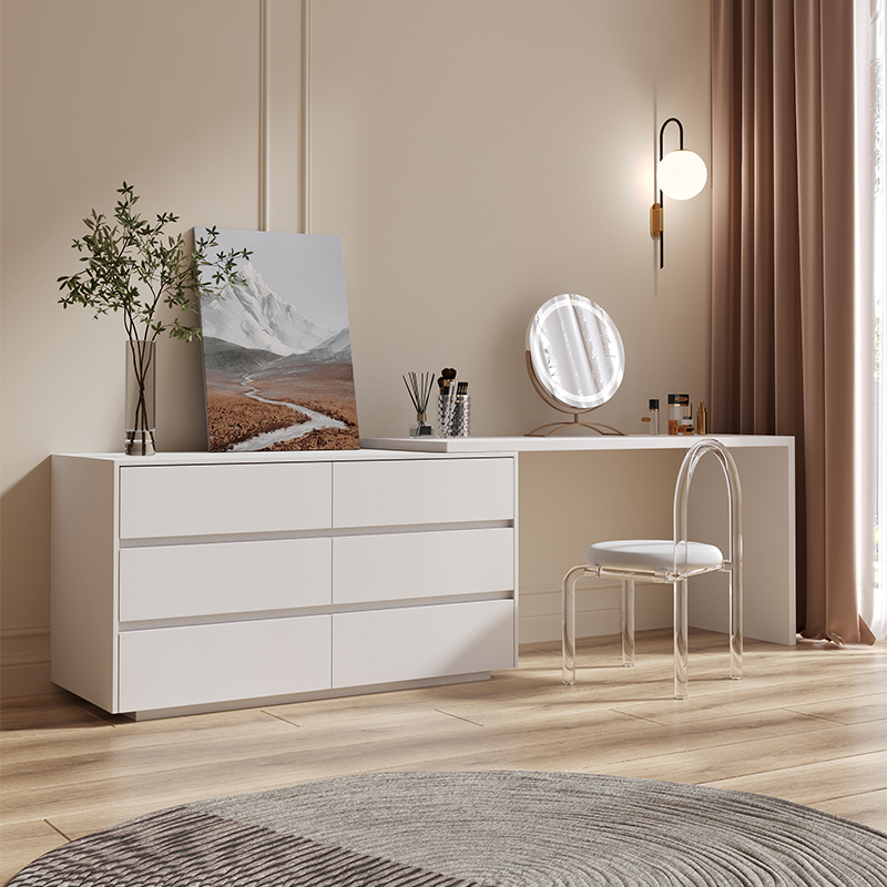 Dresser,Multi-purpose Flat L S - Desk Setup No Computer 评论和价格